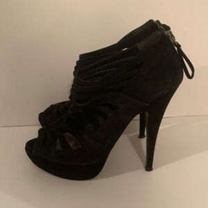 Miu Miu Black Strappy Heels